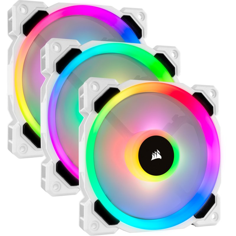 CORSAIR LL120 RGB 3-pack bílá - obrázek produktu