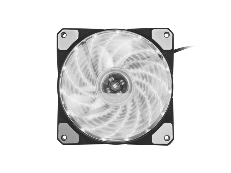 Ventilátor Genesis Hydrion 120, bíle LED, 120mm - obrázek č. 1