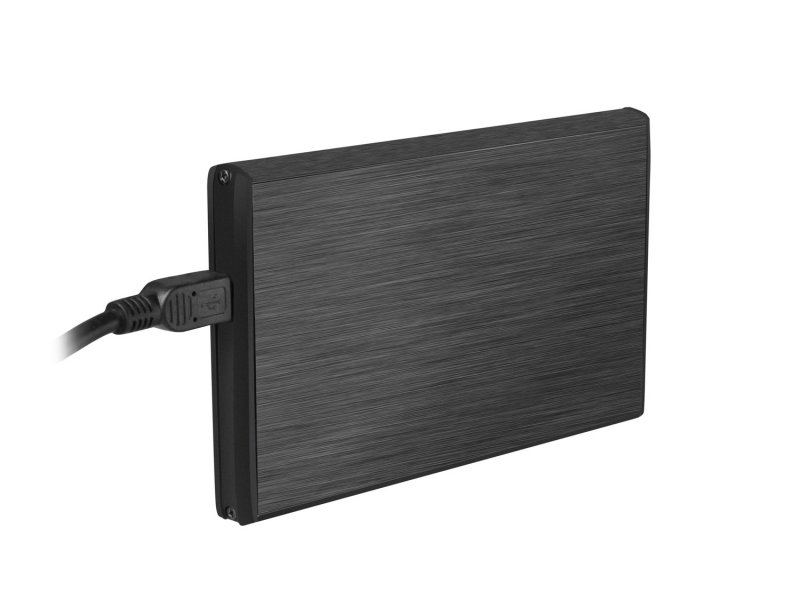 Externí box pro HDD 2,5" USB 2.0 Natec Rhino, černý - obrázek č. 1