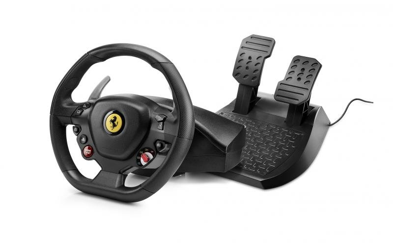 Thrustmaster Sada volantu a pedálů T80 Ferrari 488 GTB Edition pro PS4 a PC - obrázek produktu