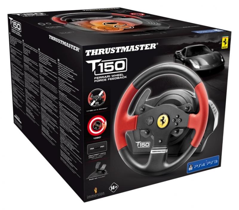 Thrustmaster Sada volantu a pedálů T150 Ferrari - obrázek č. 5