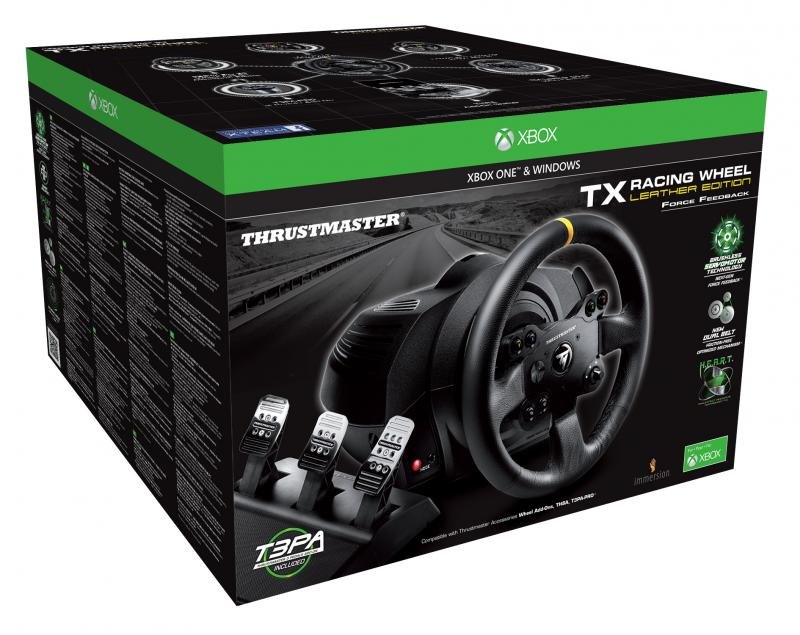 Thrustmaster Sada volantu a pedálů TX Leather Edition pro Xbox One a PC - obrázek č. 4
