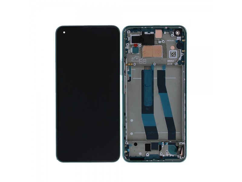 LCD displej + rámeček pro Xiaomi Mi 11 Lite 5G zelená (Service Pack) - obrázek produktu