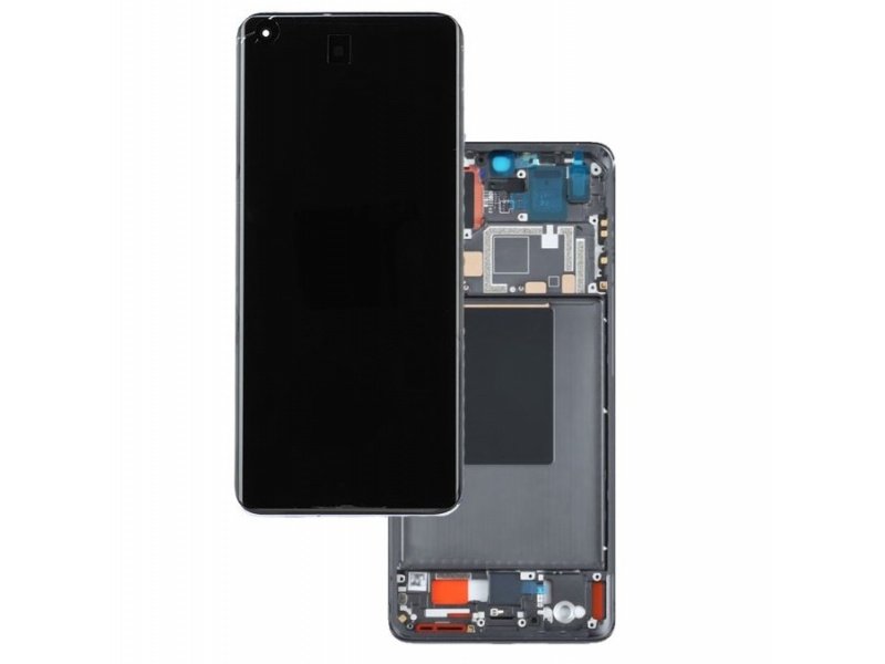 LCD displej + rámeček pro Xiaomi 12 (2022) šedá (Service Pack) - obrázek produktu