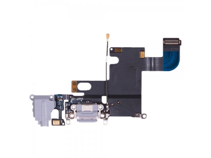 Nabíjecí port + Audio Jack konektor Flex pro Apple iPhone 6S vesmírně šedá - obrázek produktu