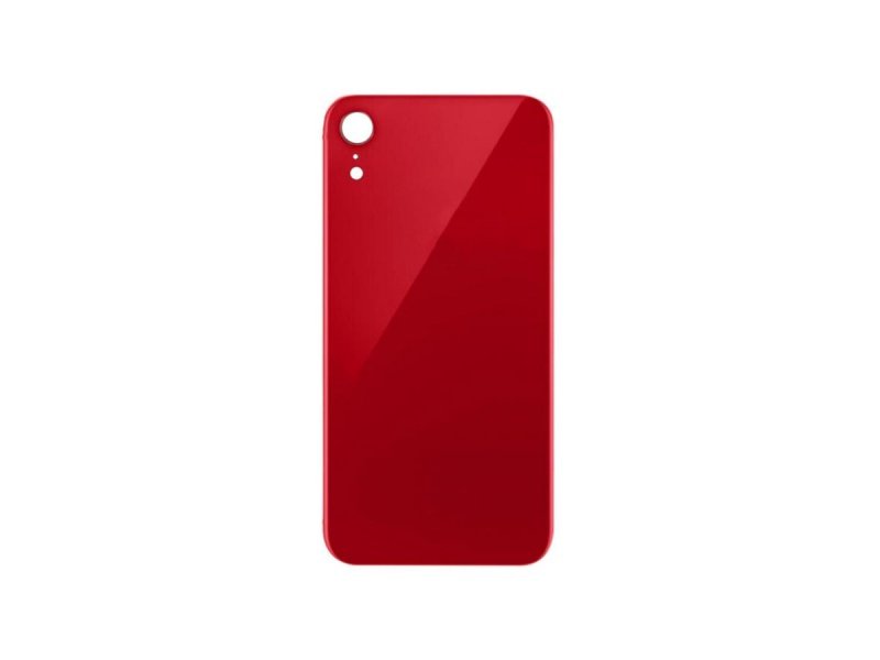 Sklo zadního krytu pro Apple iPhone XR (červená) - obrázek produktu