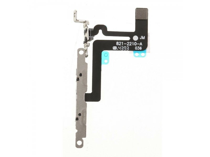 Flex kabel tlačítek hlasitosti + kovová destička pro Apple iPhone 6 Plus - obrázek produktu
