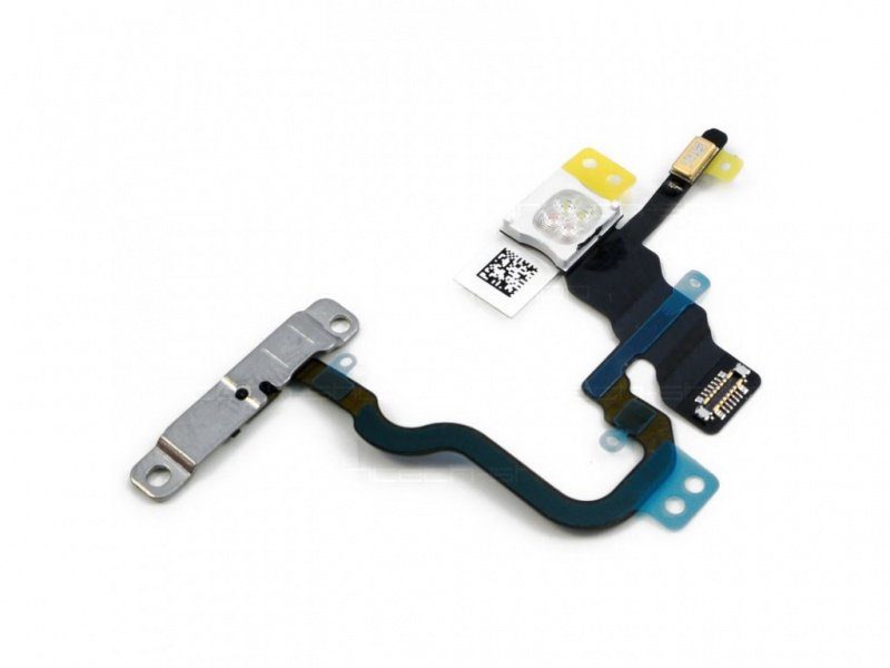 Flex kabel tlačítka zapínání + kovová destička pro Apple iPhone X - obrázek produktu