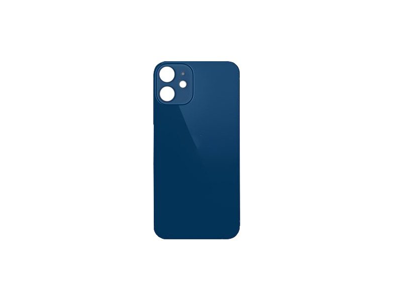 Sklo zadního krytu pro Apple iPhone 12 Mini modrá - obrázek produktu