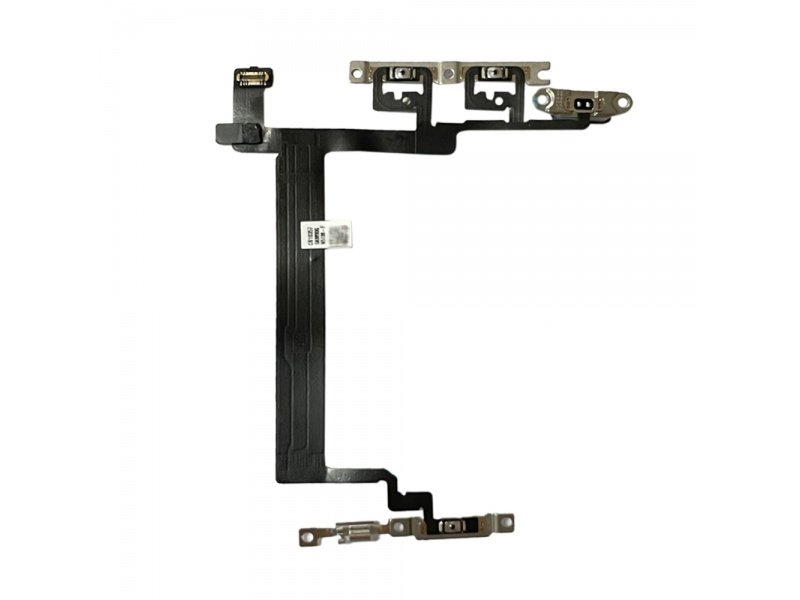 Flex kabel tlačítka zapínání+tlačítka hlasitosti+kovová destička pro Apple iPhone 13 Mini - obrázek produktu