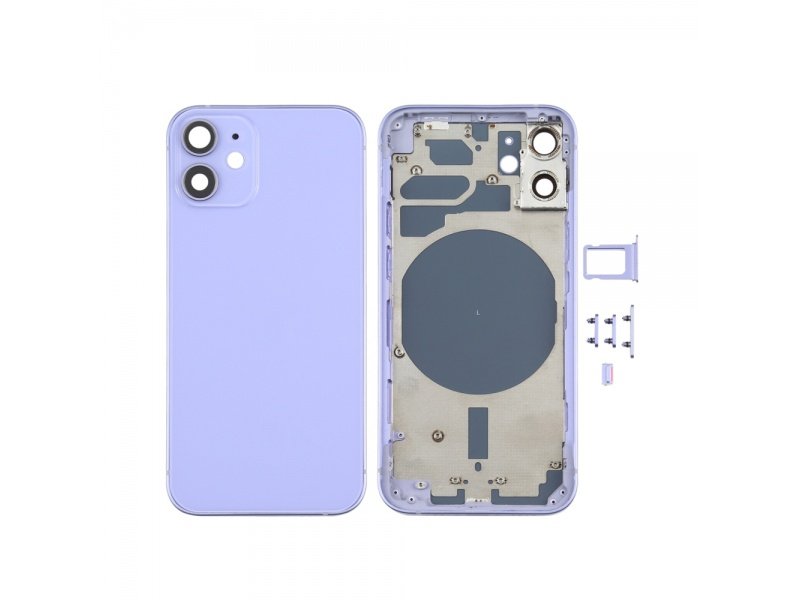 Zadní kryt pro Apple iPhone 12 Mini fialová - obrázek produktu