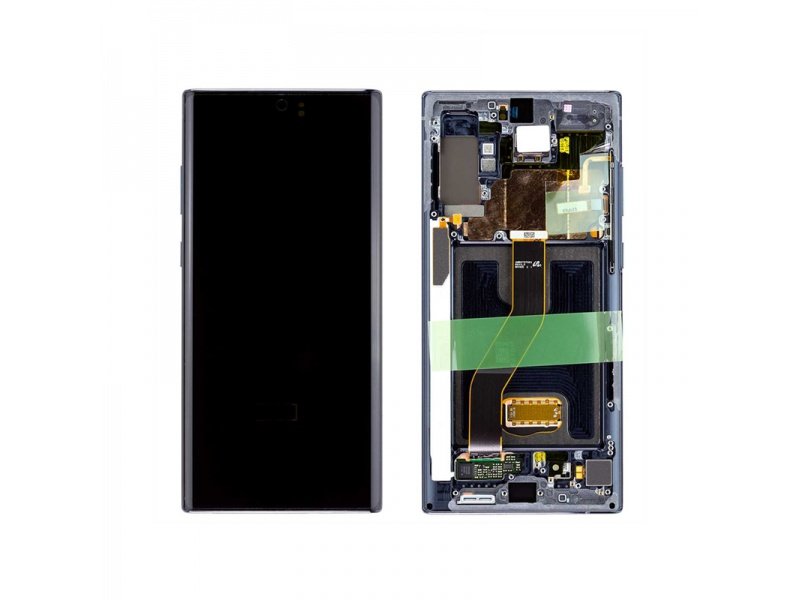 LCD displej + rámeček pro Samsung Galaxy Note10+ N975 Aura černá (Service Pack) (GH82-20900A) - obrázek produktu