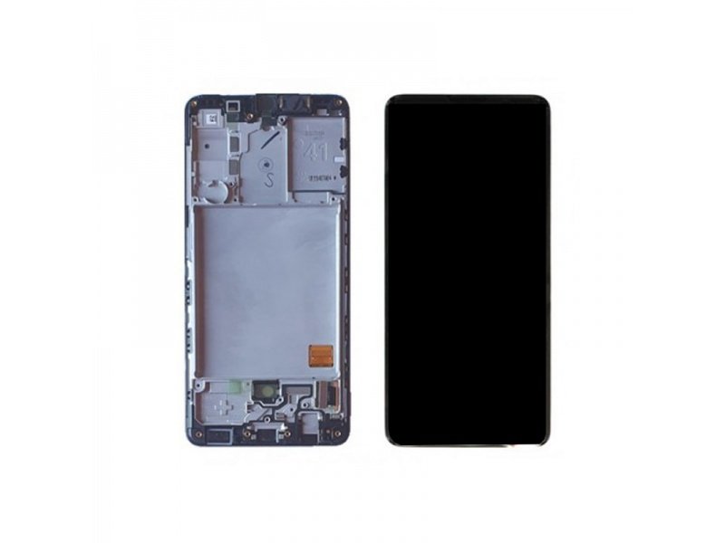 LCD displej + rámeček pro Samsung Galaxy A41 A415F černá (Service Pack) (GH82-22860A) - obrázek produktu