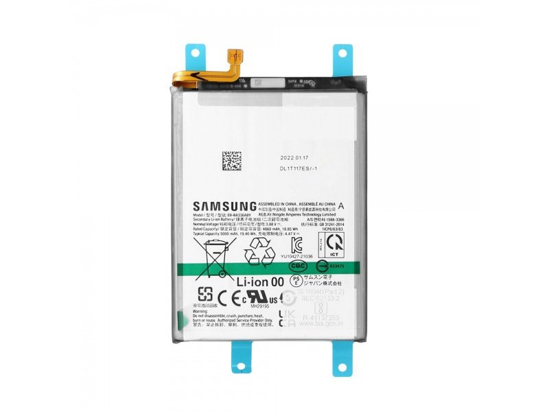Baterie pro Samsung Galaxy A53 (A536) (EB-BA336ABY) (5000mAh) (Service Pack) (GH82-28027A) - obrázek produktu