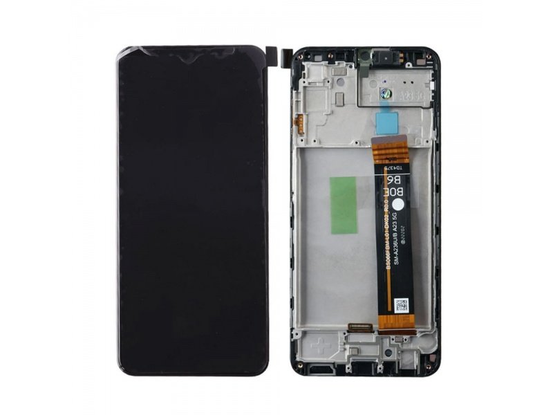 LCD + Dotyk + Rámeček pro Samsung A236 Galaxy A23 5G černá (Service Pack) (GH82-29734A) - obrázek produktu