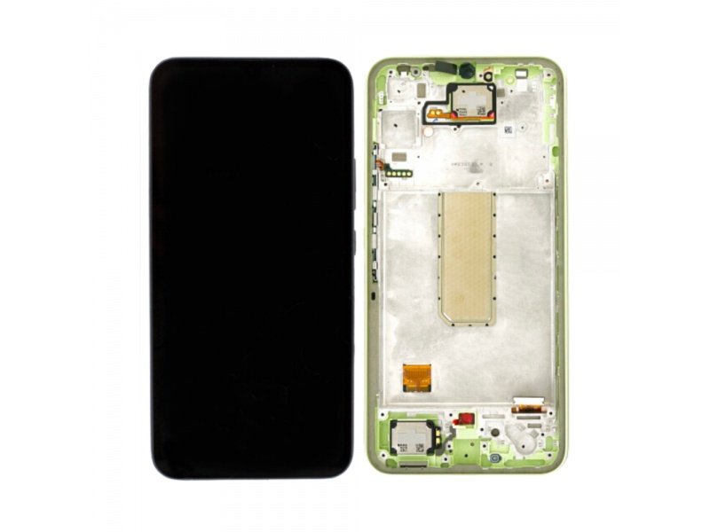 LCD displej + rámeček pro Samsung Galaxy A34 5G A346 zelená (Service Pack) (GH82-31200C) - obrázek produktu