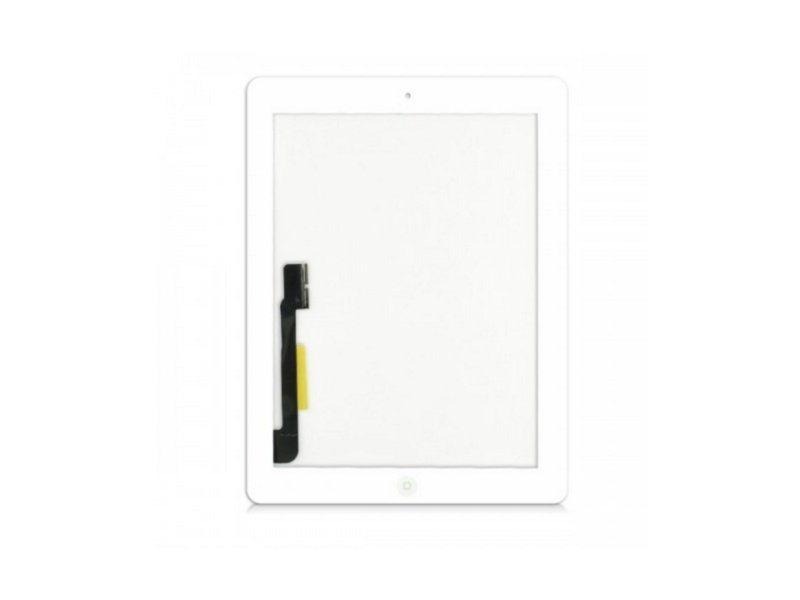 Dotykové sklo s home buttonem a originálním lepením pro Apple iPad 3 bílá (OEM) - obrázek produktu