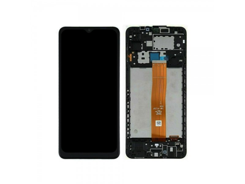 LCD displej + rámeček pro Samsung Galaxy A12 A125 2020 černá (Aftermarket) - obrázek produktu