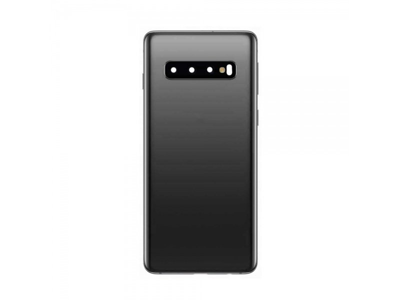 Zadní kryt + čočky + rámeček pro Samsung Galaxy S10+ G975 černá (OEM) - obrázek produktu