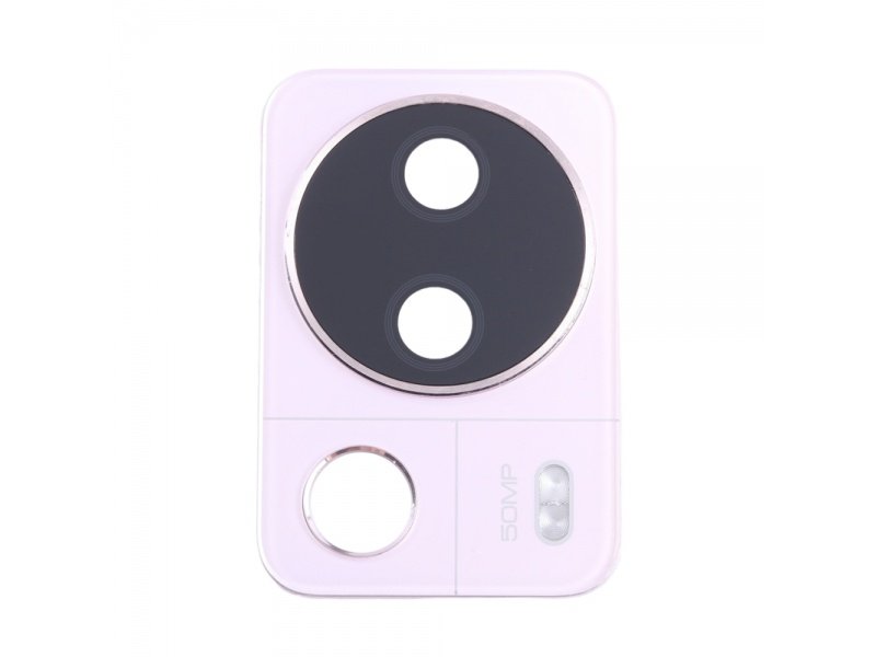 Sklíčko zadní kamery pro Xiaomi 13 Lite 5G růžová (OEM) - obrázek produktu