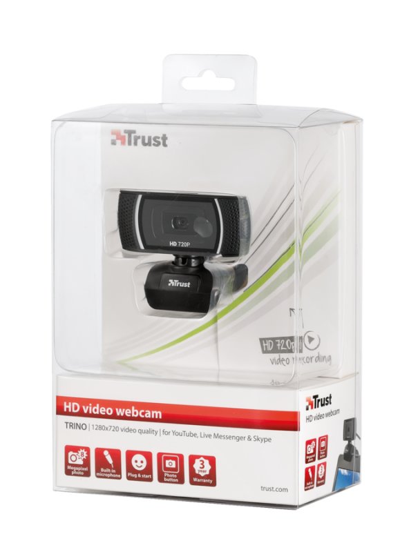 webkamera TRUST Trino HD video webcam - obrázek č. 4