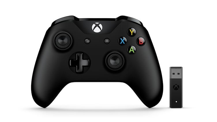 Microsoft Xbox One Gamepad + bezdrátový adaptér pro Windows 10 (v2) - obrázek produktu