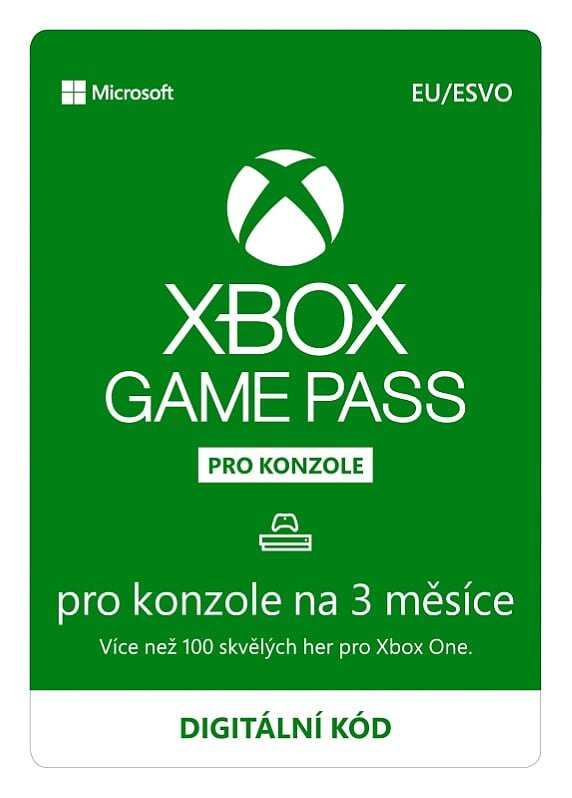 ESD XBOX - Game Pass Console - předplatné na 3 měsíce (EuroZone) - obrázek produktu