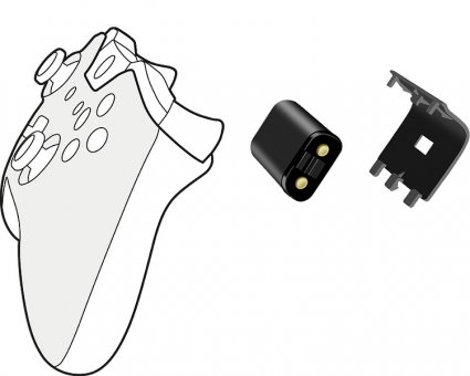 TWINDOCK USB Dual Charger for Xbox One, black - obrázek č. 2