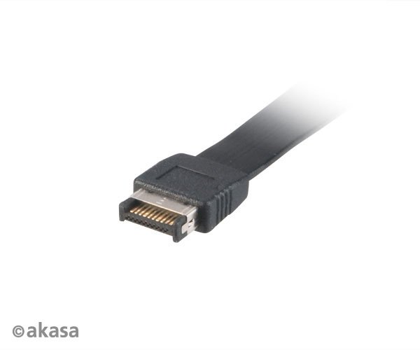 AKASA - USB 3.1 gen 2 Typ C PCI záslepka low profile - obrázek č. 3