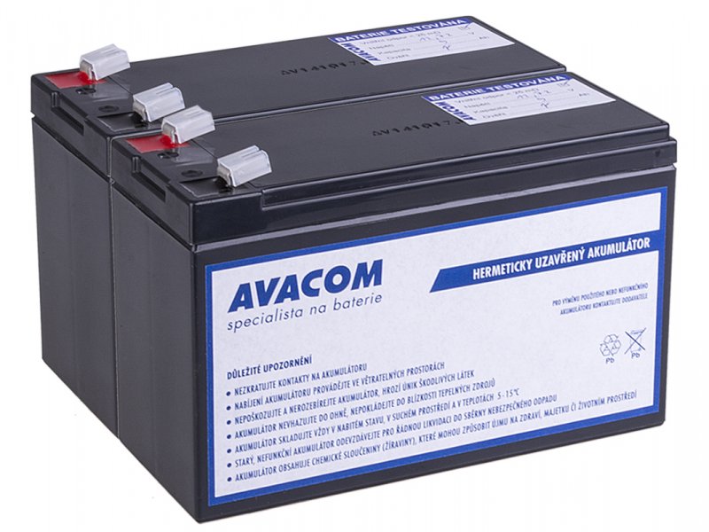 Bateriový kit AVACOM AVA-RBC124-KIT náhrada pro renovaci RBC124 (2ks baterií) - obrázek produktu