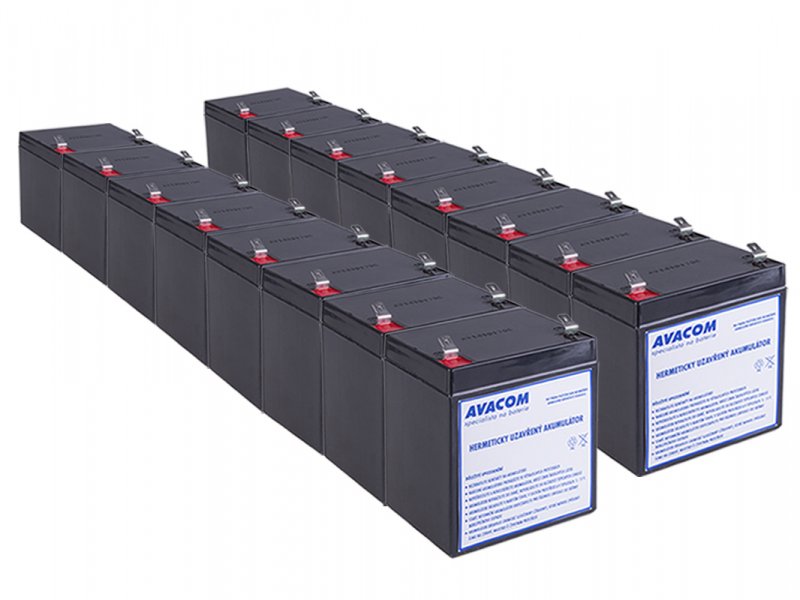 Bateriový kit AVACOM AVA-RBC44-KIT náhrada pro renovaci RBC44 (16ks baterií) - obrázek produktu