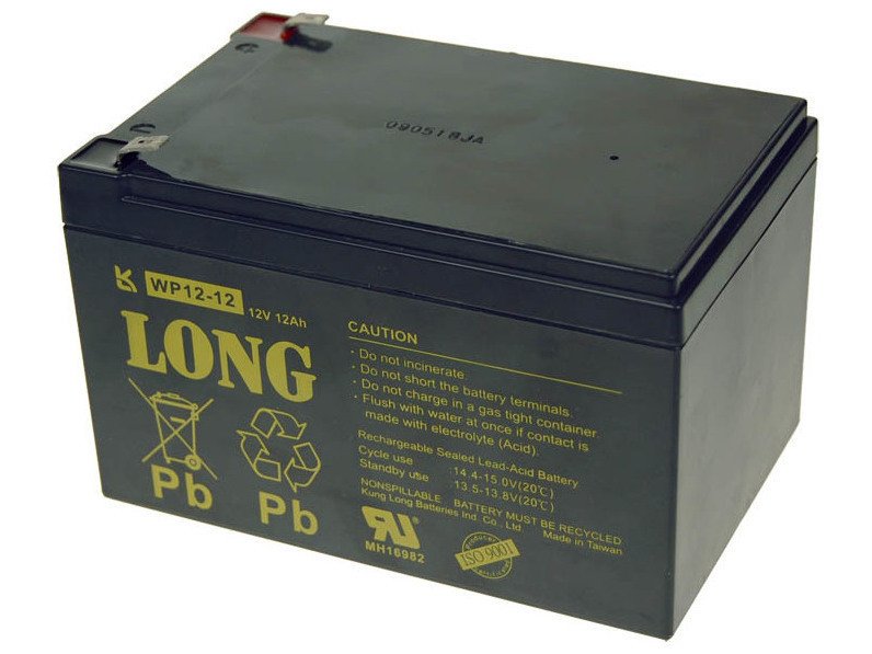 Long 12V 12Ah olověný akumulátor F2 - obrázek produktu