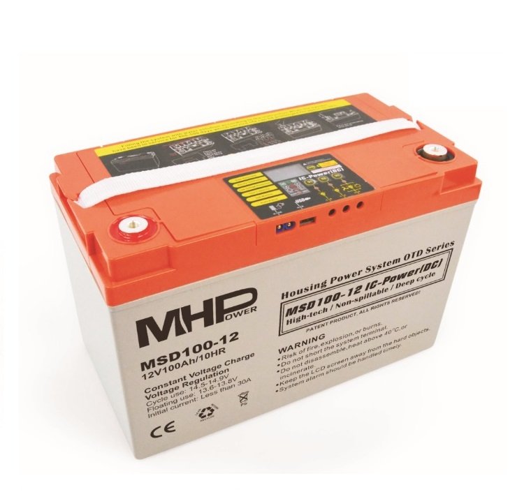 MHPower MSD100-12 Smart akumulátor VRLA-GEL 12V/ 10 - obrázek produktu