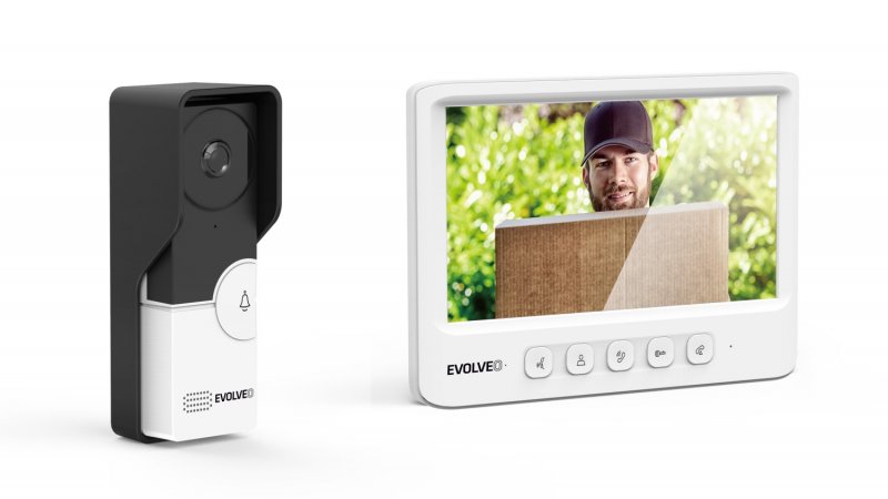 EVOLVEO DoorPhone IK06, set video dveřního telefonu s pamětí a barevným displejem - obrázek č. 3