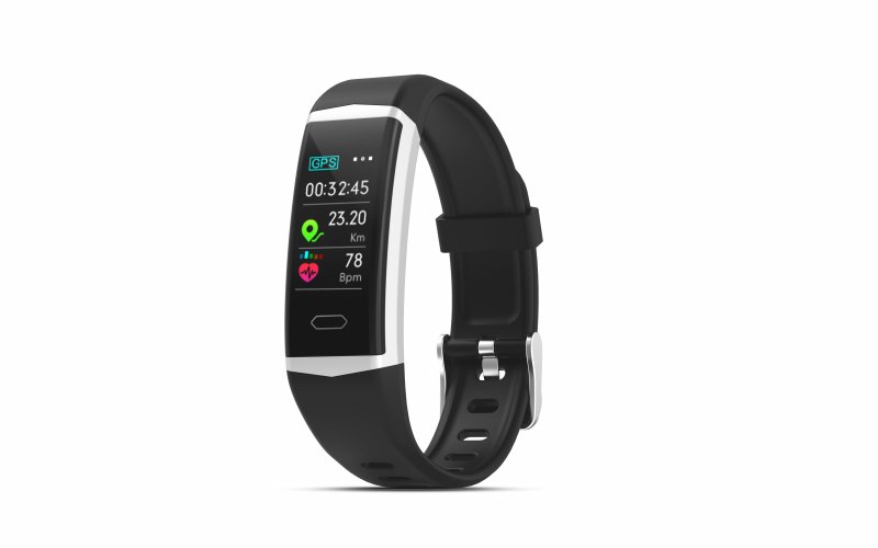 EVOLVEO FitBand B5, GPS fitness náramek s plaváním, měřením krevního tlaku a tepové frekvence - obrázek produktu