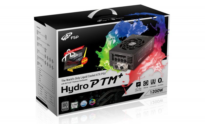 FSP/ Fortron HYDRO PTM+ 1200W 80PLUS PLATINUM, modular, water cooling (+ LIMITED EDITION gifts) - obrázek č. 6