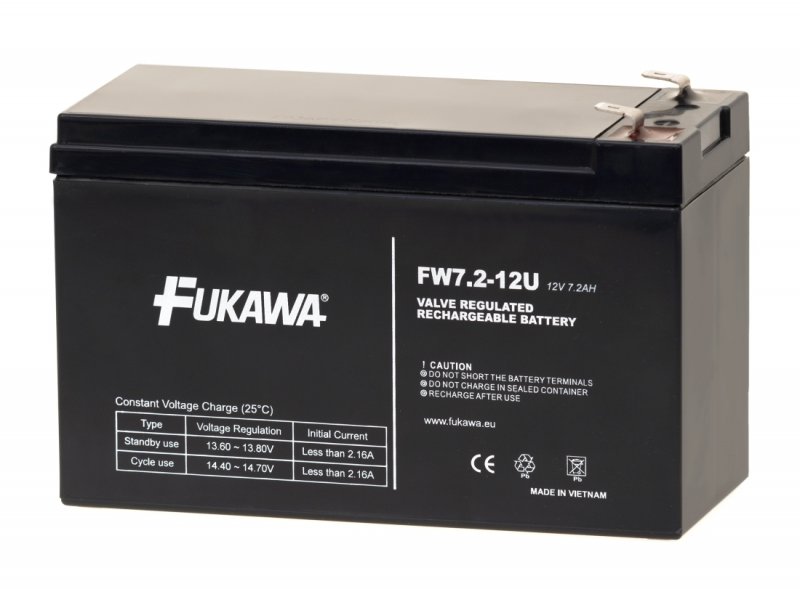 Akumulátor FUKAWA FW 7.2-12 F2U (12V 7,2Ah/ 7Ah) - obrázek produktu