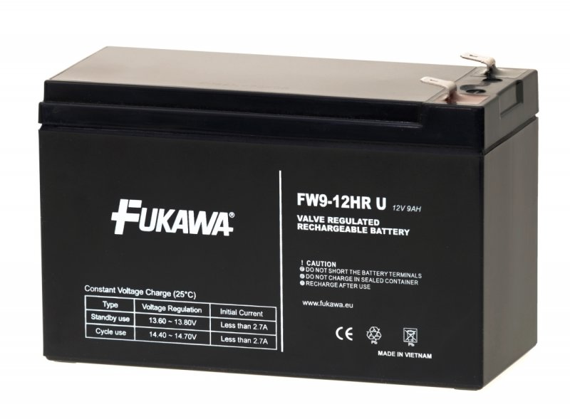 Akumulátor FUKAWA FW 9-12 HRU (12V 9Ah) - obrázek produktu