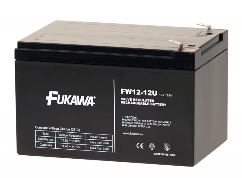 Akumulátor FUKAWA FW 12-12U (12V 12Ah) - obrázek produktu