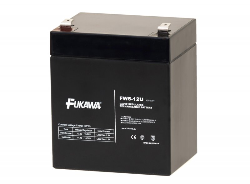 Akumulátor FUKAWA FW 5-12U (12V 5Ah) - obrázek produktu