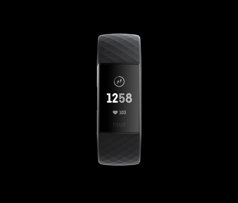 Fitbit Charge 3 - Graphite /  Black - obrázek č. 1