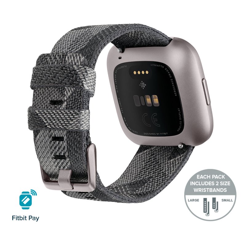 Fitbit Versa 2 Special Edition (NFC) - Smoke Woven - obrázek č. 2