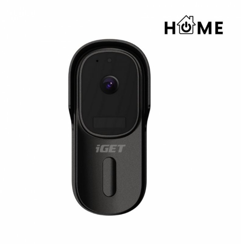 iGET HOME Doorbell DS1 Black - WiFi bateriový videozvonek, FullHD, obousměrný zvuk, CZ aplikace - obrázek produktu