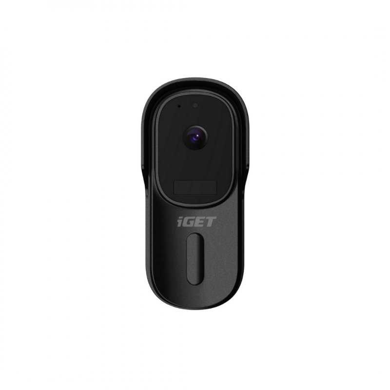 iGET HOME Doorbell DS1 Black - WiFi bateriový videozvonek, FullHD, obousměrný zvuk, CZ aplikace - obrázek č. 1
