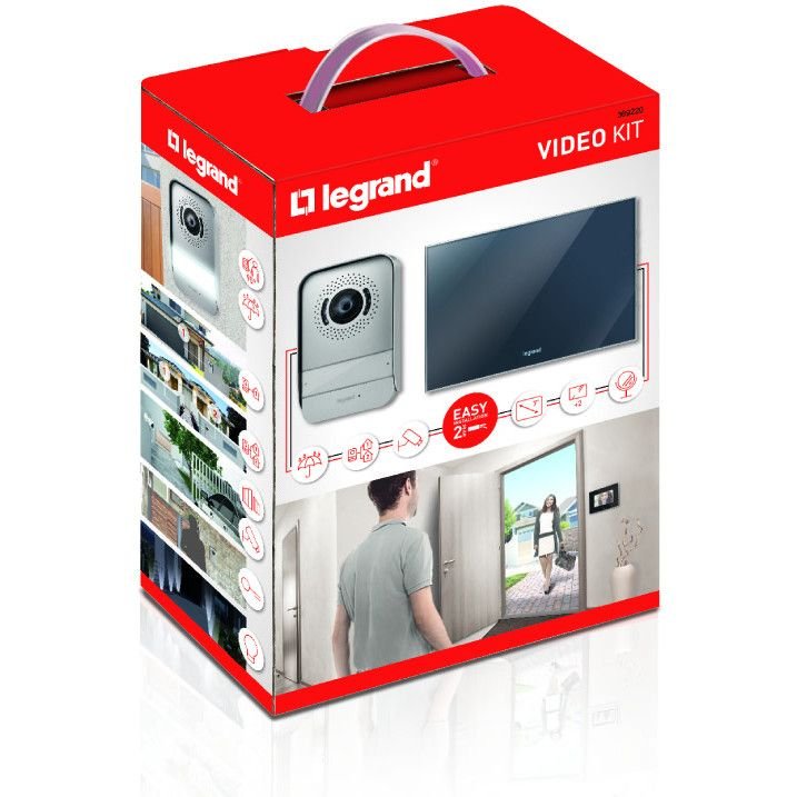 Sada video telefonu 2-vodičová 1 byt, LCD zrcadlov - obrázek produktu
