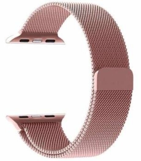 Tactical 349 Loop Magnetický Kovový Řemínek pro Apple Watch 1/ 2/ 3/ 4/ 5/ 6/ SE 38/ 40mm Rose - obrázek produktu