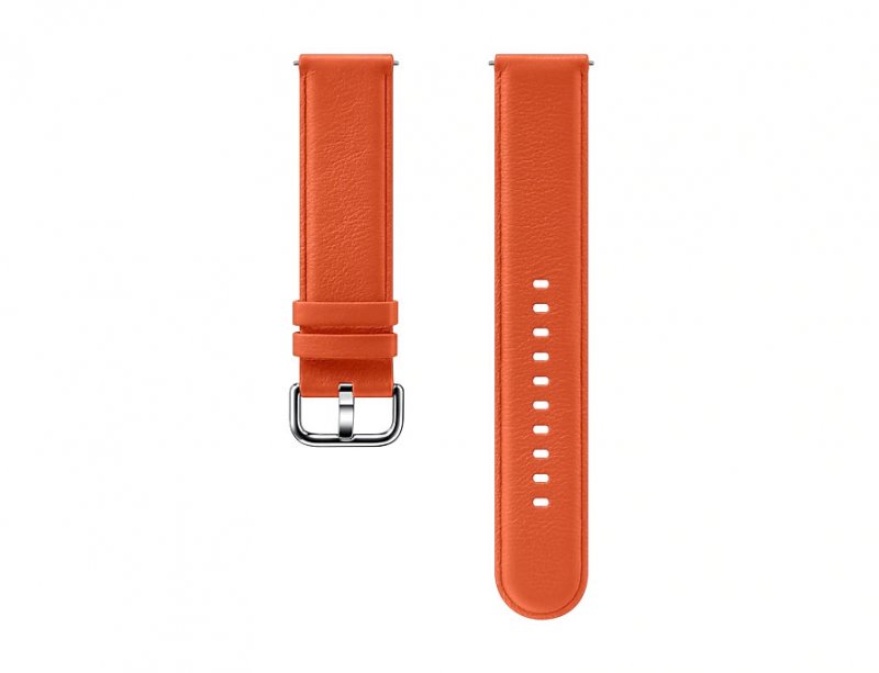 Samsung Kožený řemínek 20mm, Orange - obrázek produktu