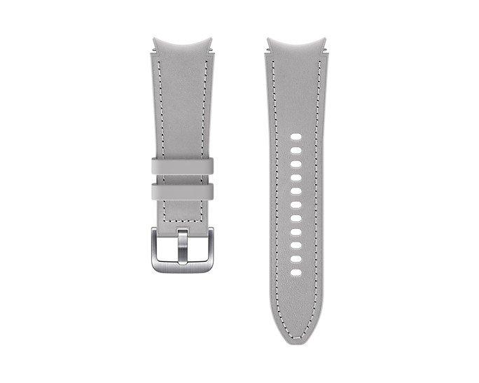 Samsung Hybridní kožený řemínek (20 mm,S/ M) Silver - obrázek produktu