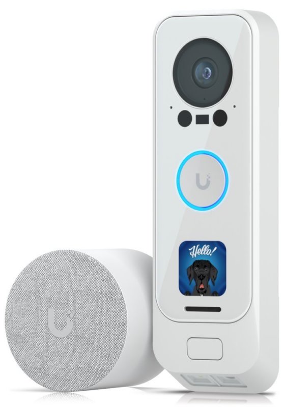 Ubiquiti UVC-G4 Doorbell Pro PoE Kit - G4 Doorbell Professional PoE Kit - White - obrázek produktu