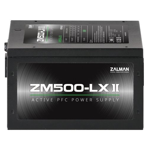 Zdroj Zalman ZM500-LXII 500W eff. 85% ATX12V v2.31 Active PFC 12cm fan - obrázek č. 5